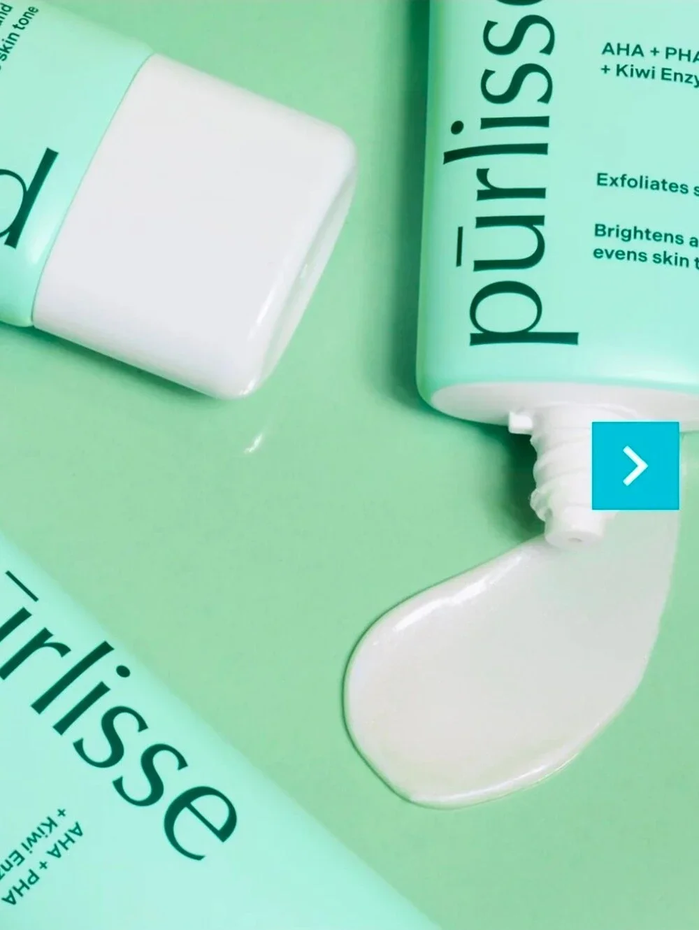 NEW Purlisse AHA + PHA Flash Facial Exfoliating Mask Full Size 1.7 Oz / 50 ML e